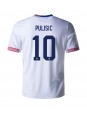 Spojené Státy Christian Pulisic #10 Domácí Dres Copa America 2024 Krátký Rukáv